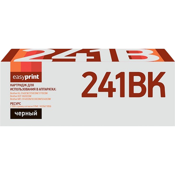 Картридж для лазерного принтера EasyPrint для Brother (LB-241BK)