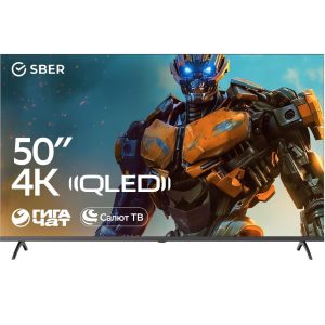 Уцененный умный телевизор Sber SDX-50UQ5235 с GigaChat на ОС Салют ТВ