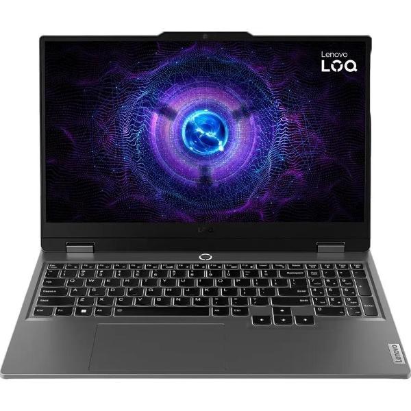Ноутбук игровой Lenovo LOQ 15IRX9 15.6 FHD/Intel# Core i5-13450HX/16Gb/512Gb/NVIDIA# GeForce RTX# 4050 6GB/DOS/Luna серый